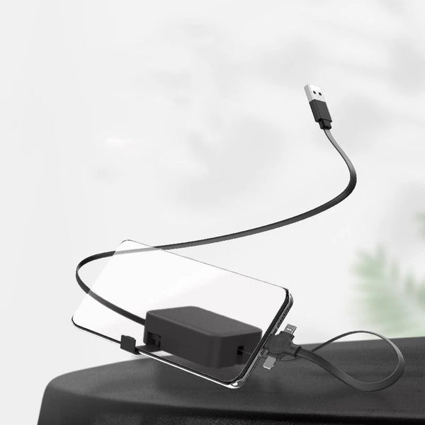 3 n 1 Retractable Fast Charging Cable | 240W Super Fast Charge For All Devices