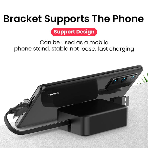 3 n 1 Retractable Fast Charging Cable | 240W Super Fast Charge For All Devices