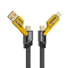 New Age 4-in-1 Fast Charging Cable – 65W & 27W PD Max