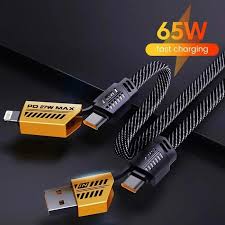 New Age 4-in-1 Fast Charging Cable – 65W & 27W PD Max