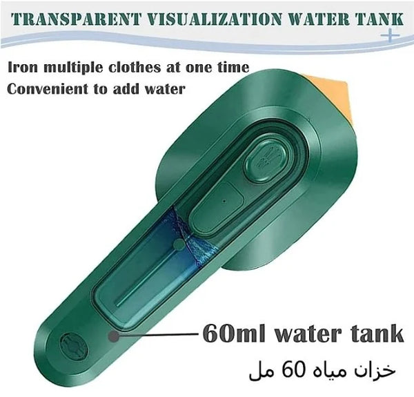 Handheld Steam Iron – Portable Garment Steamer